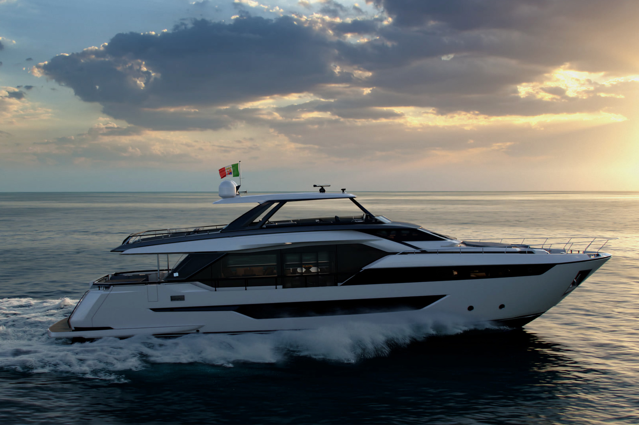 Новая Ferretti Yachts 940 спущена на воду ​